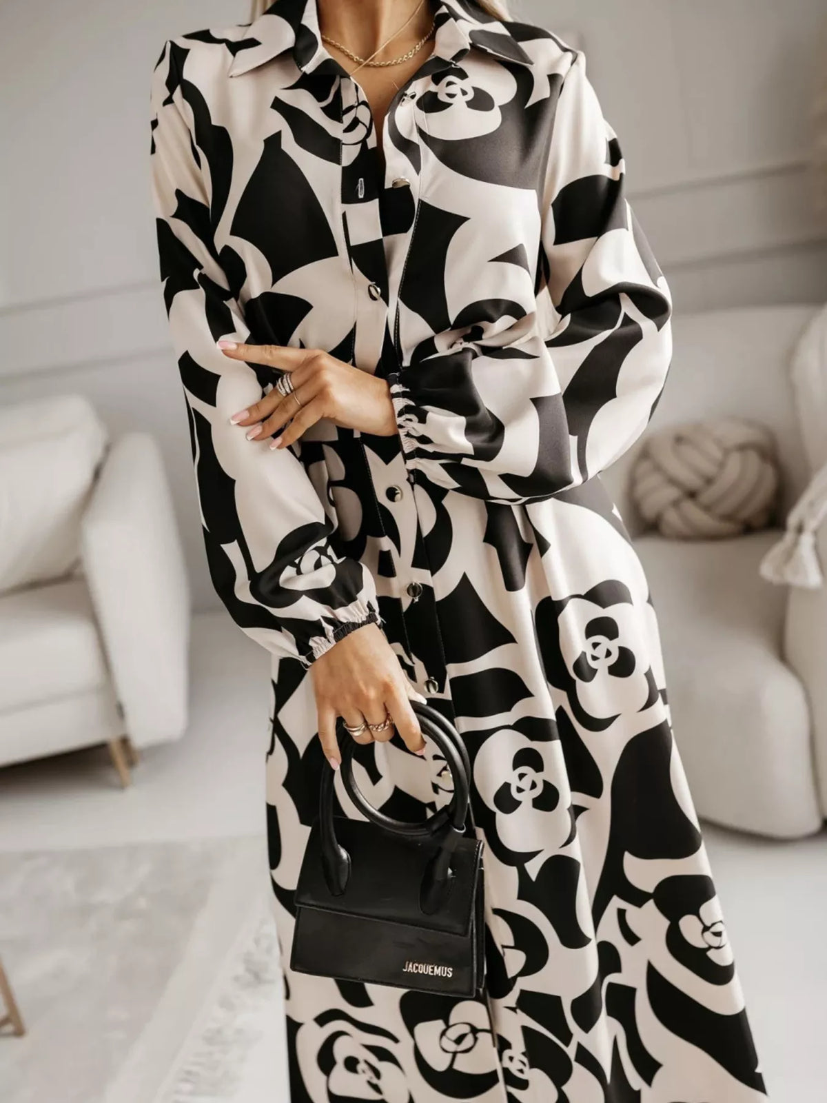 Long Sleeve Maxi Shirt Dress (9)