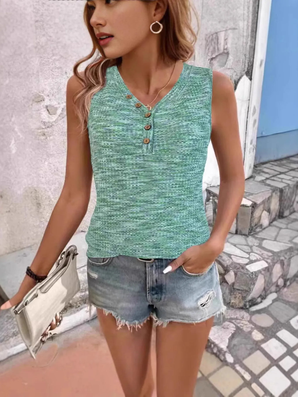 Full Size V-neck Tank Plus (5)