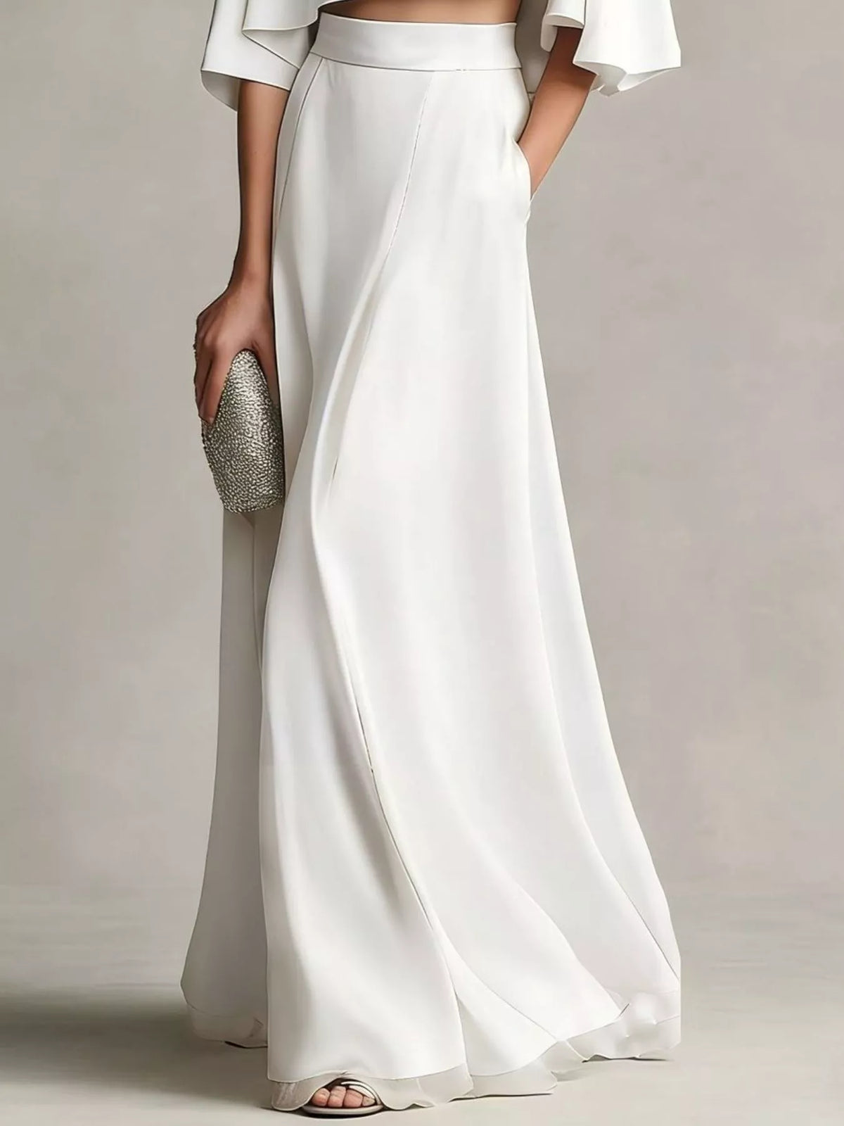 Full Size Satin Crop Top Maxi Skirt Two-piece Set Plus (9)
