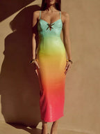 Slit Back Gradient Cami Dress (13)