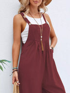 Full Size Casual Wide-leg Overalls Pockets Plus (20)