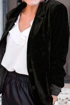 Button Up Lapel Collar Blazer (6)