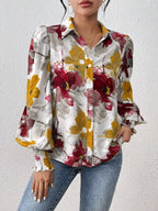 Floral Print Long Sleeve Shirt (15)
