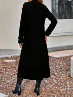 Full Size Double-breasted Longline Trench Coat Plus (6)