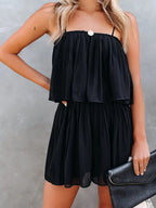 Ruched Spaghetti Strap Romper (5)