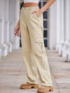 High-waisted Cargo Jeans (2)