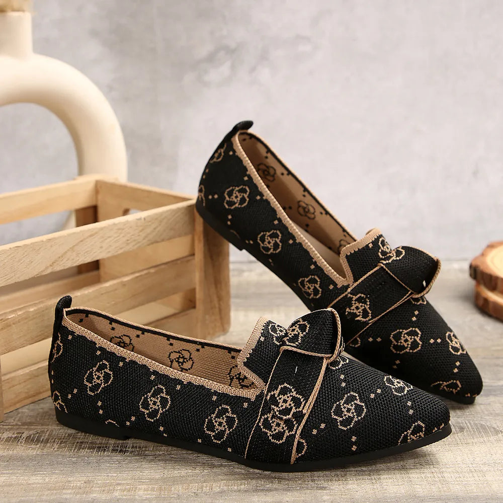 Mesh Point Toe Flat Slip-ons (2)