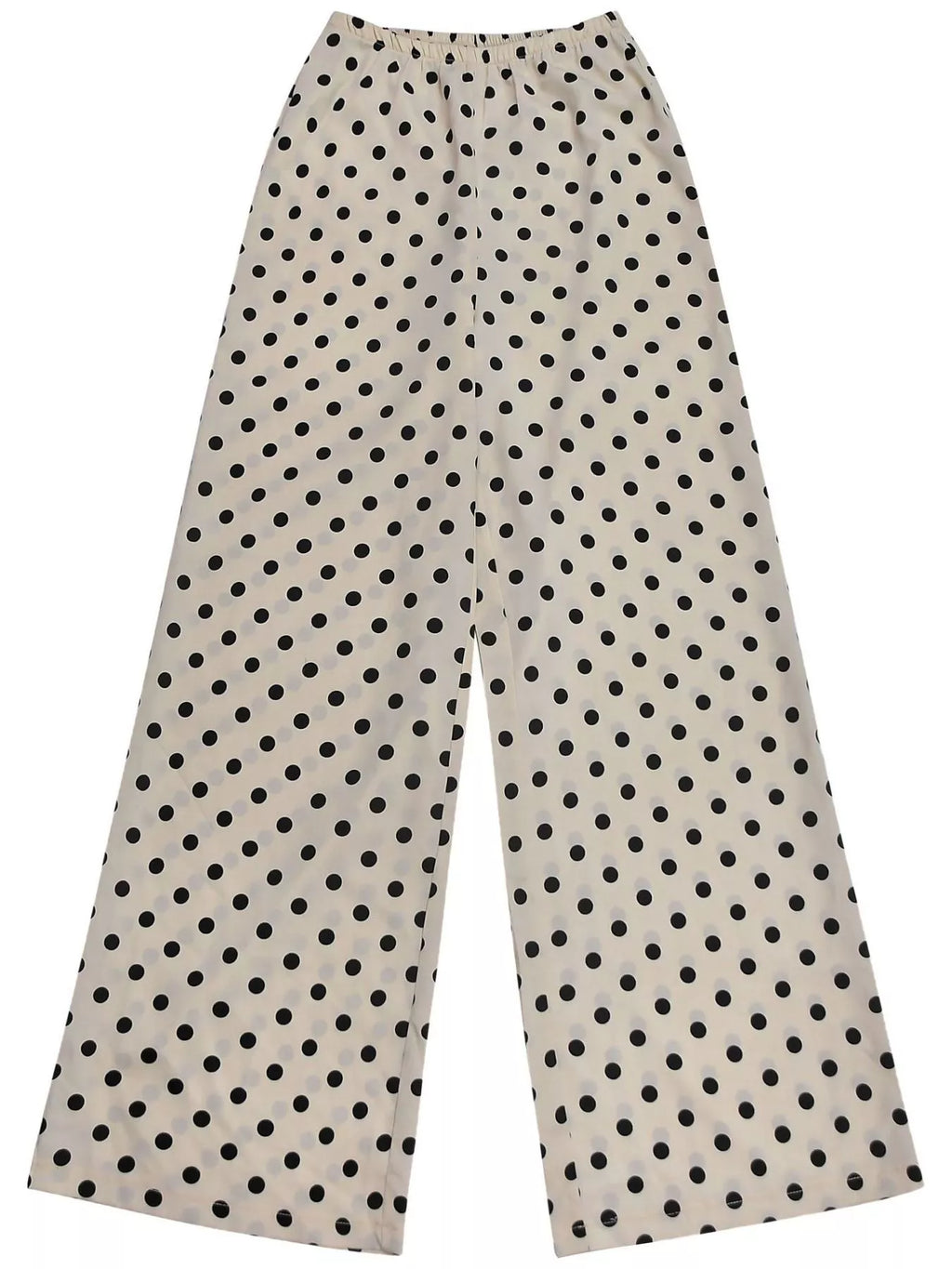 Polka Dot Halter Neck Cami Fringe Trim Pants Set (6)