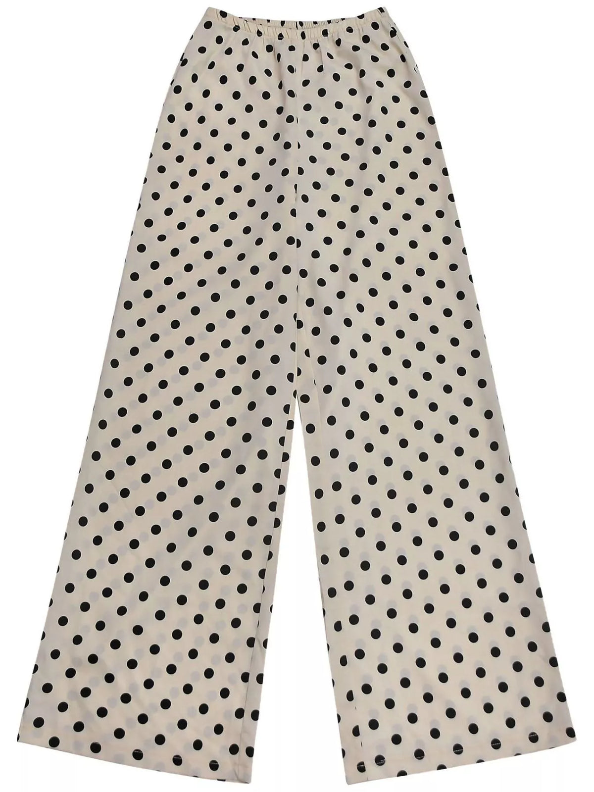 Polka Dot Halter Neck Cami Fringe Trim Pants Set (6)