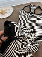 Striped Tank Top Shorts Set (8)