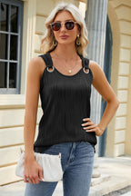 Round Neck Wide Strap Tank (5)