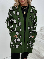 Leopard Open Front Dropped Shoulder Cardigan (4)