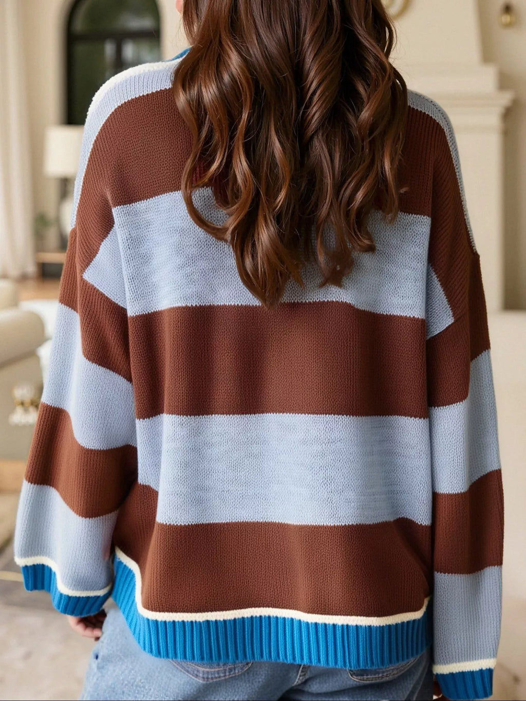 Block Round Neck Sweater (14)