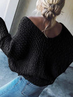 Loose Fit Long Sleeve Sweater (11)