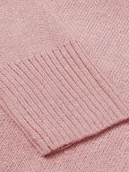 V-neck Long Sleeve Knit Top (4)