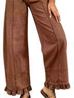 Full Size High-waisted Wide-leg Ruffled Hem Jeans Plus (13)
