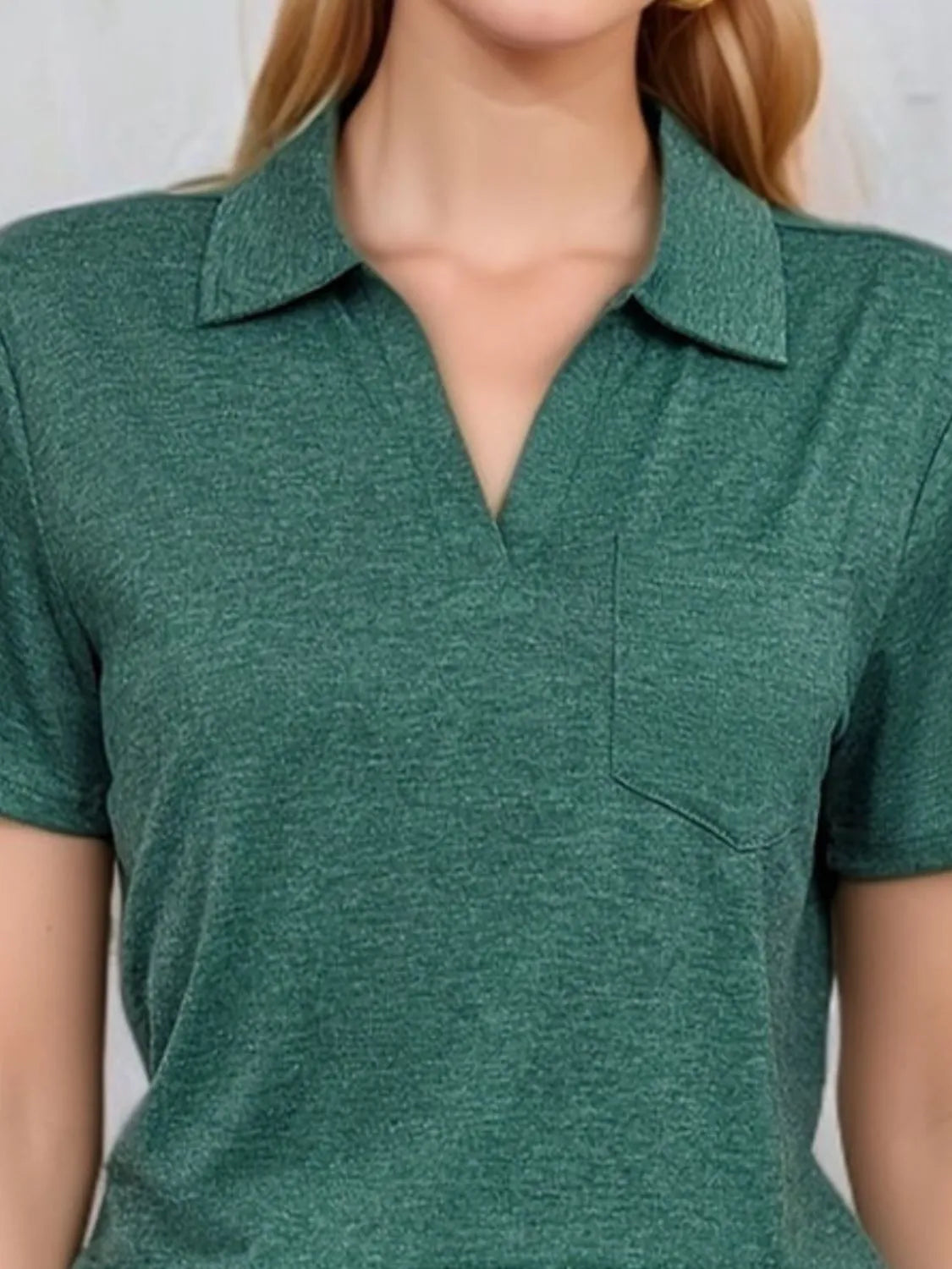 Johnny Collar Short Sleeve Top (6)