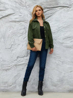 Casual Corduroy Button-down Jacket (18)