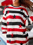 Stars Stripes Long Sleeve Sweater (24)