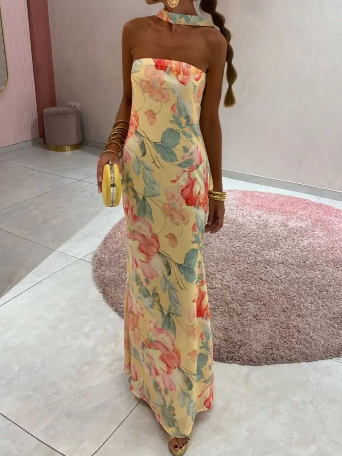 Printed Tube Maxi Dress (24)