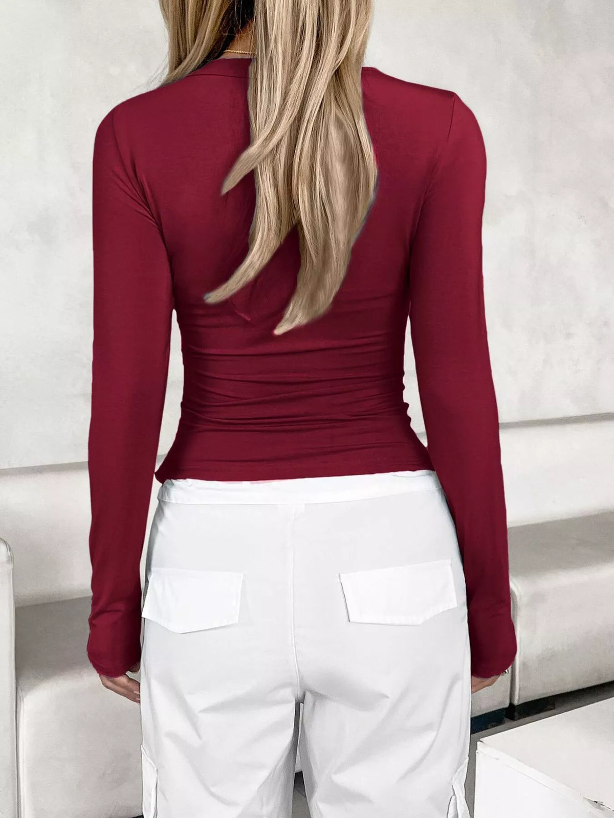 Slim Fit Long Sleeve T-shirt (10)