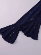 Glitter Off-shoulder Maxi Dress (14)