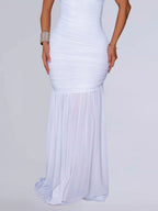 One-shoulder Ruched Bodycon Maxi Dress (18)