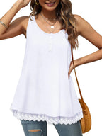 Lace Trim Wide Strap Tank Top (11)