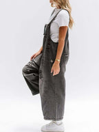 Distressed Wide Leg Denim Overalls (7)