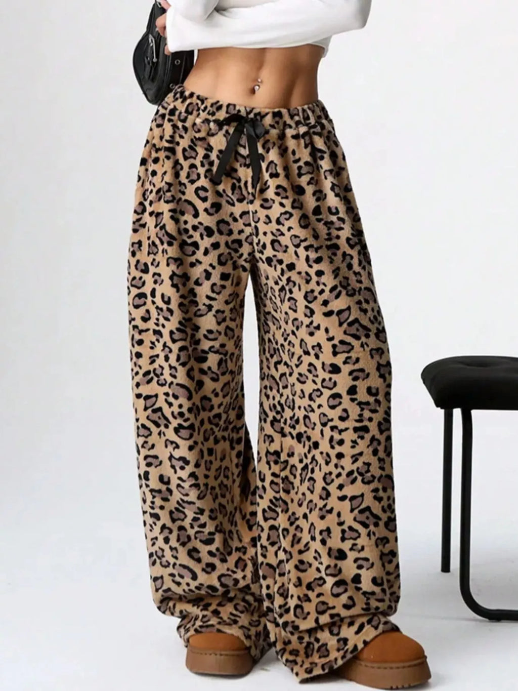 Drawstring Wide Leg Pants (3)