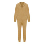 Zip Up Long Sleeve Hoodie Joggers Set (8)