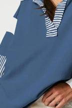 Collared Neck Long Sleeve Sweatshirt (6)