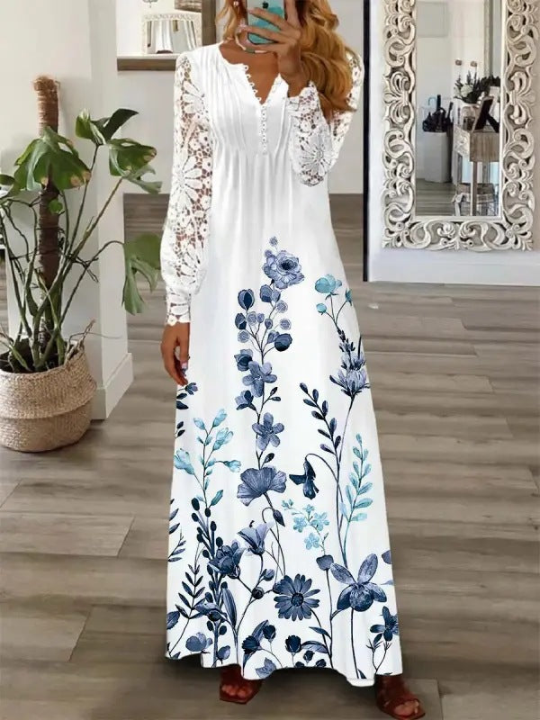 Lace Maxi Dress photo 4