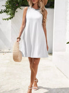 Sleeveless Casual Flowy Mini Dress (5)