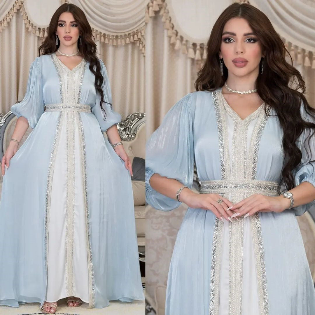 Bright Silk Satin Dress photo 2