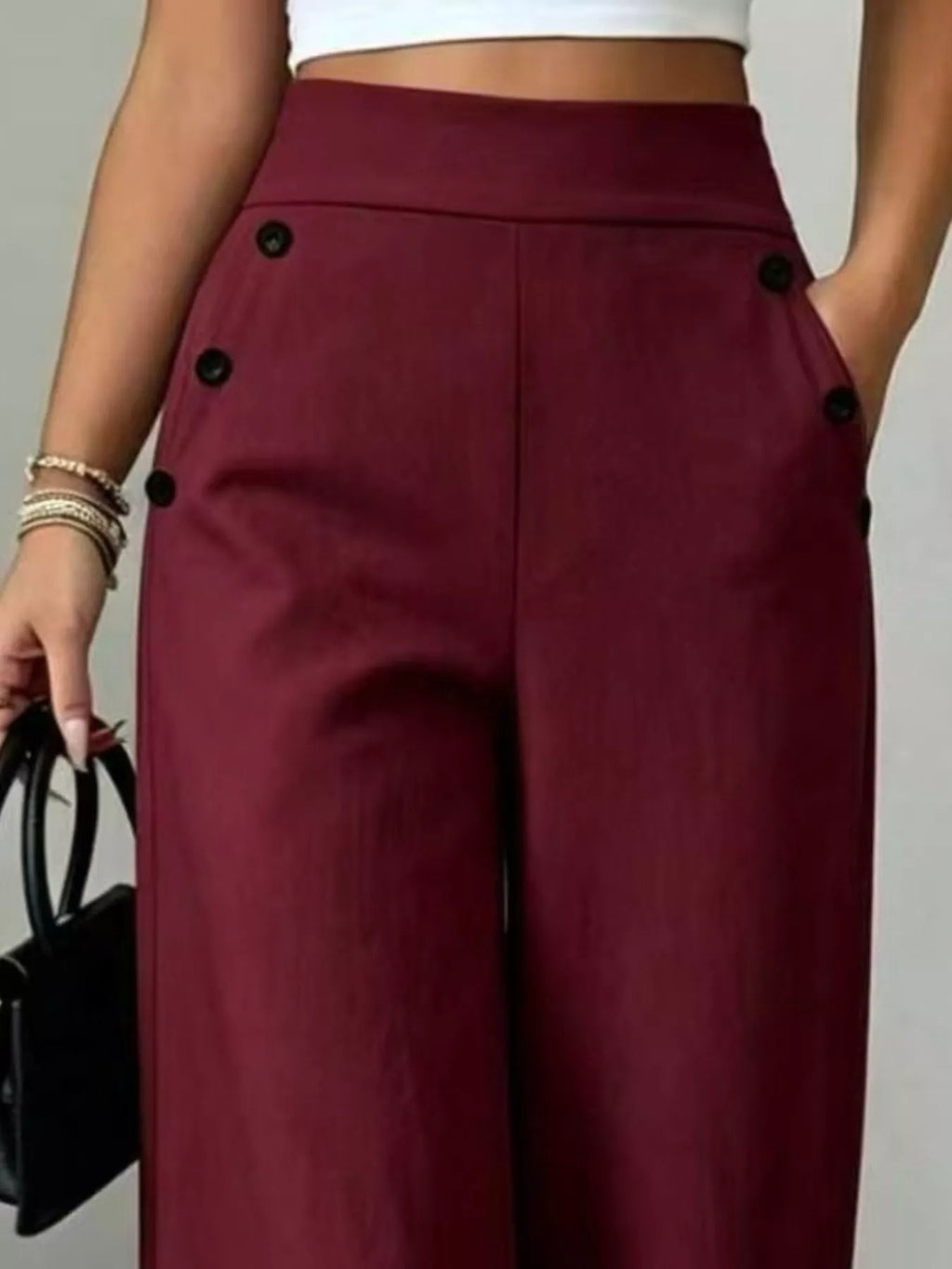 High-waisted Wide-leg Pants (8)
