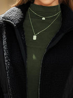 Zip-up Collared Neck Jacket (13)