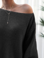 Rib-knit Mini Sweater Dress (12)