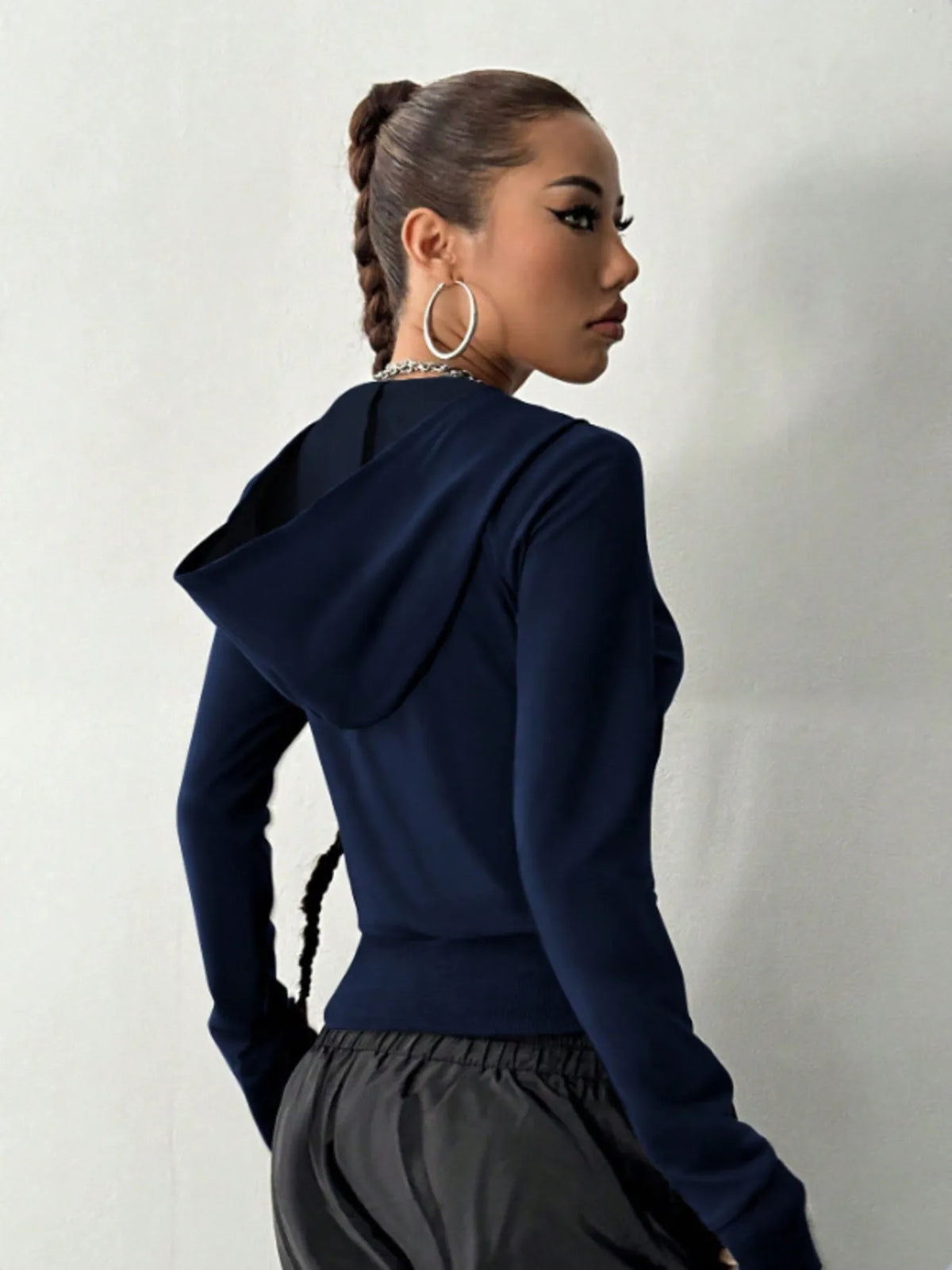 Zip-up Long Sleeve Hoodie (32)