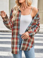 Plaid Button Up Long Sleeve Shirt (3)