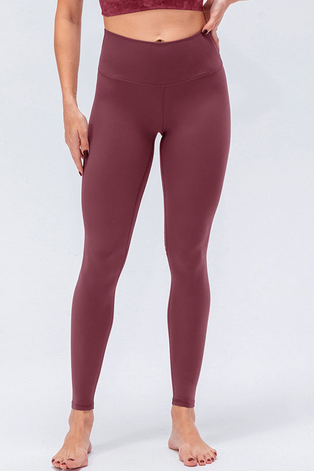 Wide Waistband Slim Fit Active Leggings (11)