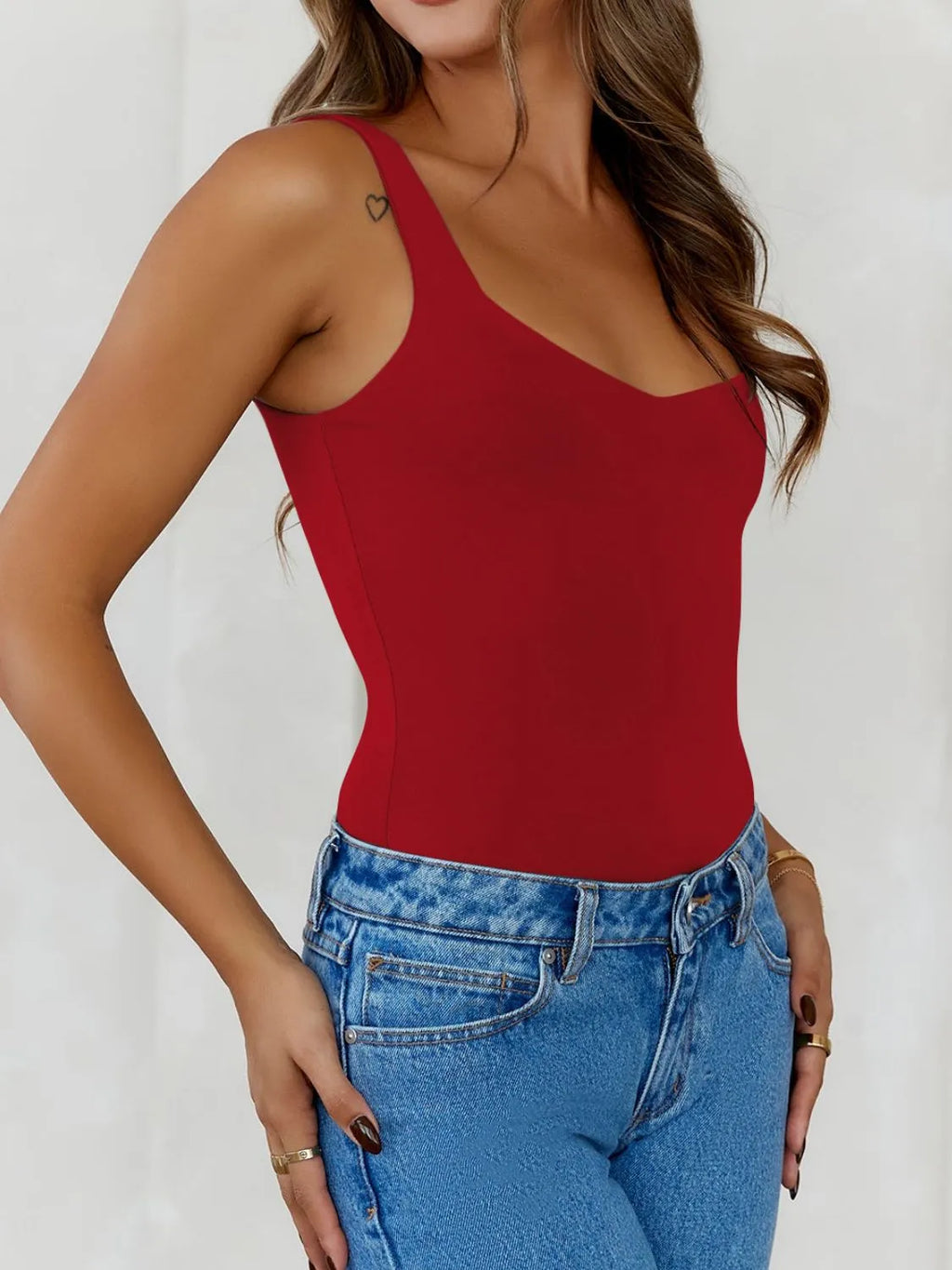 Solid Color Wide Strap Cami (28)