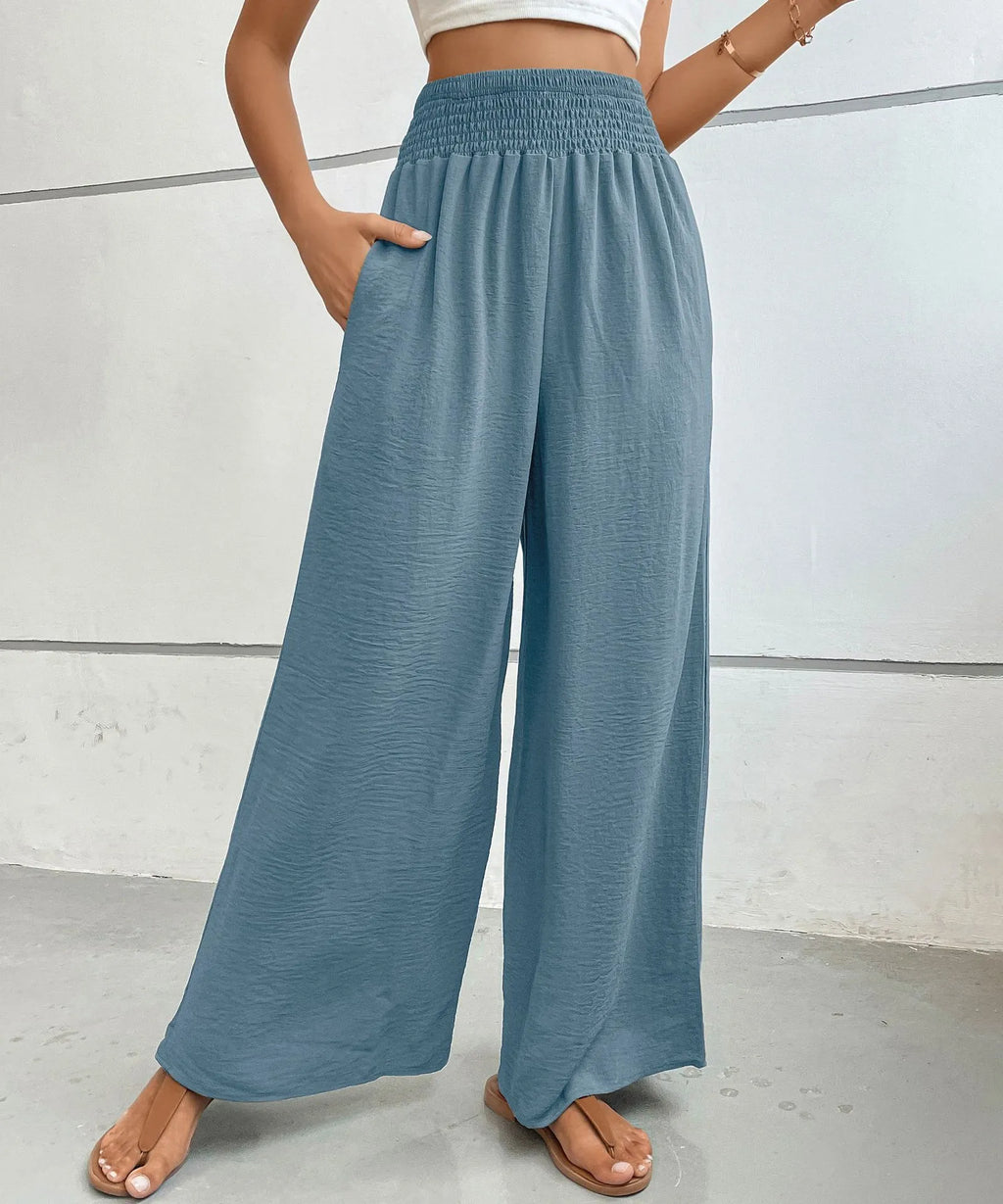 High-waisted Wide Leg Pants (3)