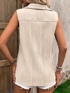 Button Up Collared Neck Tank (18)