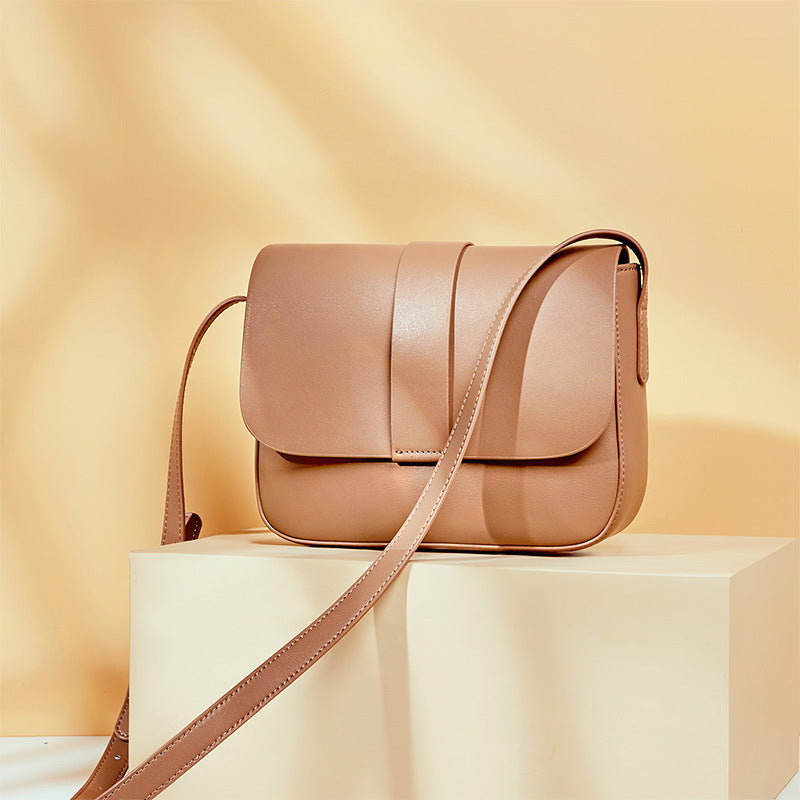 Retro Texture Small Square Bag One Shoulder Slung Elegant photo 3