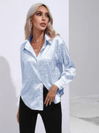 Leopard Collared Neck Long Sleeve Shirt (11)