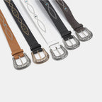 Pu Leather Rhinestone Belt (15)