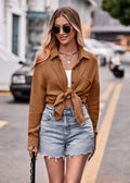 Textured Dropped Shoulder Longline Shirt (17)