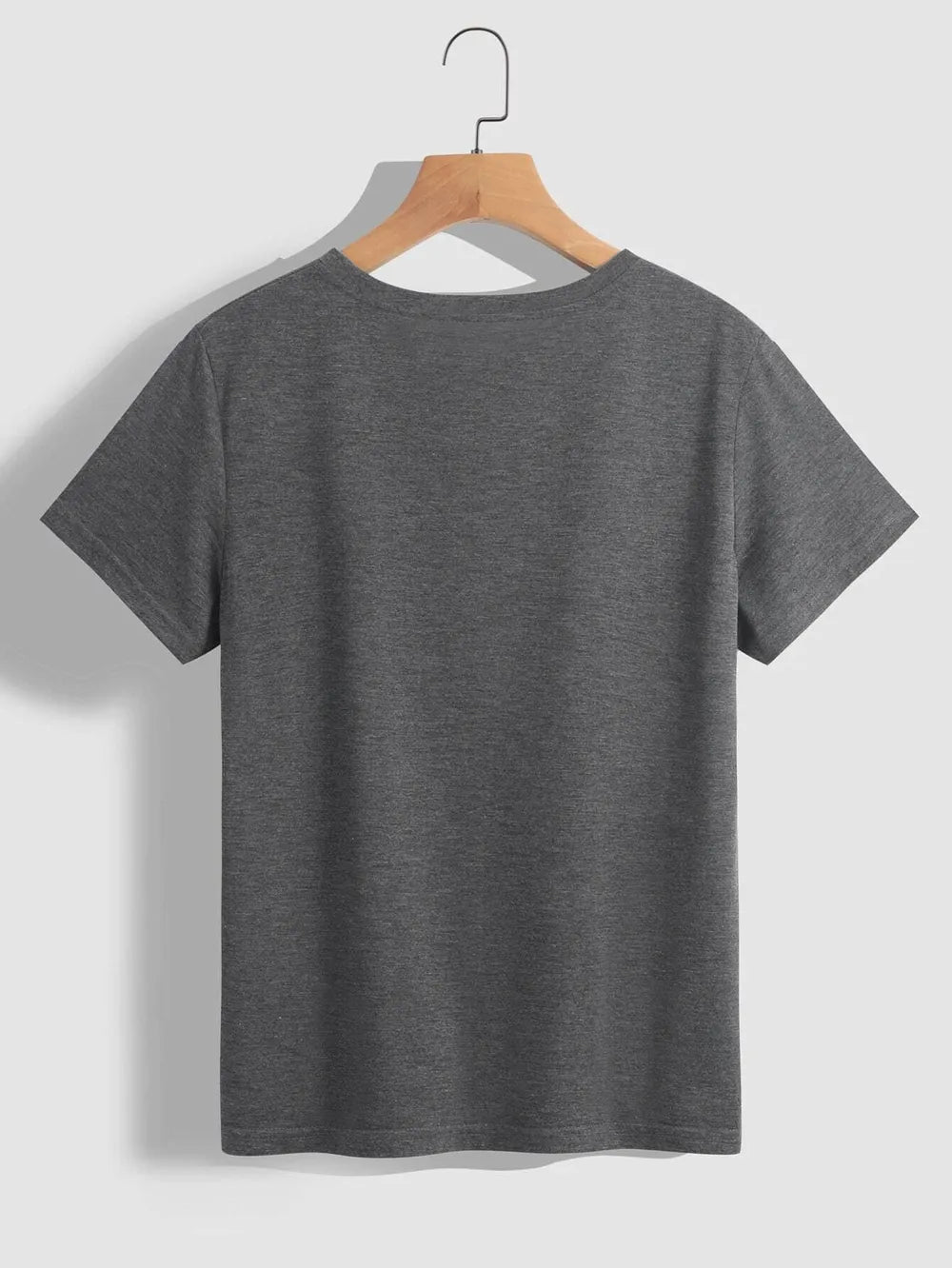 Mardi Gras Graphic Round Neck Short Sleeve T-shirt (9)