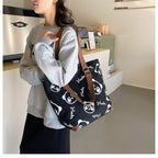 Cute Panda Canvas Bag Cartoon Casual Shoulder photo 20